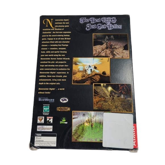 Neverwinter Nights + Shadows of Undrentide Expansion Pack PC Game Atari - Picture 9 of 10